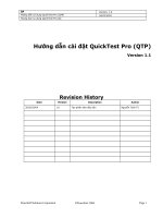 Hướng dẫn sử dụng QuickTest Pro