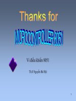 Tài liệu Vi điều khiển 8051 pdf
