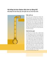 HỆ THỐNG HÚT BÙN SIPHON