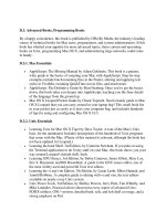 Tài liệu D.3. Advanced Books, Programming Books doc