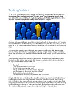 Tài liệu Tuyên ngôn định vị pdf