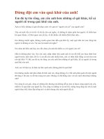 Đừng đặt em vào quá khứ của anh!