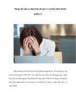 Tài liệu Đừng để mất cơ hội kinh doanh vì sai lầm dịch thuật (phần 1) pptx