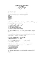 Tài liệu Đề thi chọn HSG TP Hải Phòng Lớp 12- Bảng A Năm học 2001-2002 doc