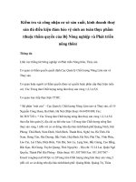 Tài liệu Kiểm tra và công nhận cơ sở sản xuất, kinh doanh thuỷ sản đủ điều kiện đảm bảo vệ sinh an toàn thực phẩm (thuộc thẩm quyền của Bộ Nông nghiệp và Phát triển nông thôn) ppt