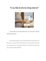 Tài liệu Vì sao bầu bí nên ăn trứng chín kỹ? ppt