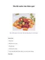 Tài liệu Đu đủ sườn rim thảo quả pdf