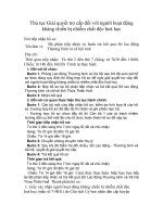 Tài liệu Thủ tục Giải quyết trợ cấp pdf