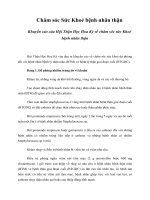 Tài liệu Giáo trình Chăm sóc Sức Khoẻ bệnh nhân thận ppt