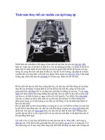 Tài liệu Tính Toán Thay Thế Các Tuabin Cao Áp - Trung Áp doc