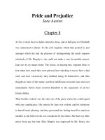 Tài liệu LUYỆN ĐỌC TIẾNG ANH QUA TÁC PHẨM VĂN HỌC-Pride and Prejudice -Jane Austen -Chapter 8 doc
