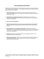 Tài liệu How to Develop Better Human Relations docx