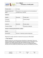 Tài liệu Emergency of solid goods pptx