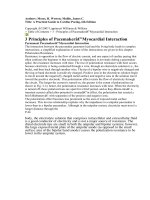 Tài liệu Principles of pacemakerâ€”myocardial interaction doc