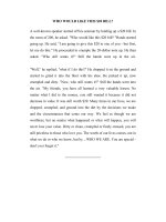 Tài liệu WHO WOULD LIKE THIS $20 BILL? doc