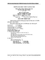 Thiết kế máy ủi lưỡi ben không quay lắp trên máy kéo CAT 