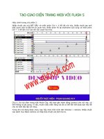 Tài liệu Tạo giao diện trang web với Flash P12 doc