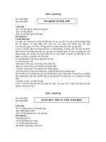 Tài liệu Giao án MTXQ - Mẫu giáo docx