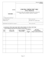 Tài liệu Chương trình thử việc docx