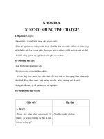 Tài liệu Khoa học - NƯỚC CÓ NHỮNG TÍNH CHẤT GÌ? ppt