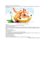 Gỏi bưởi tôm thịt ăn mãi không ngán 