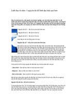 Tài liệu Lãnh đạo tổ chức: 3 nguyên tắc để lãnh đạo hiệu quả hơn pdf