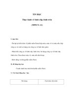 Tài liệu TIN HỌC - Thực hành vẽ hình elíp, hình tròn doc