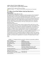 Tài liệu Follow-Up of the patient who has received pacemaker pptx