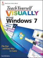 Tài liệu Teach Yourself VISUALLY Windows 7 (P1) doc
