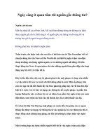 Tài liệu Ngày càng ít quan tâm tới nguồn gốc thông tin? pptx