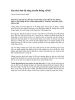 Tài liệu Sáu cách tìm tài năng truyền thông xã hội doc