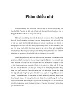 Tài liệu Phim thiếu nhi ppt