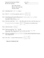 Tài liệu Đề luyện tập môn đại số tuyến tính 5 pdf