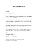 Tài liệu Giải quyết đơn tố cáo doc