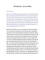 Tài liệu PR Quốc gia - tại sao không ppt