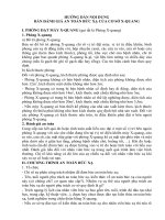 Tài liệu BM.KHCN.13 - Hướng dẫn nội dung Bản đánh giá an toàn bức xạ của cơ sở X quang doc