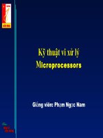 Tài liệu Kỹ thuật vi xử lý Microprocessors pptx