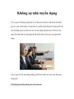 Tài liệu Không sợ nhà tuyển dụng pptx