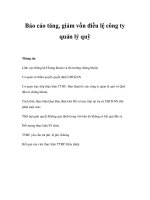 Tài liệu Báo cáo tăng, giảm vốn điều lệ công ty quản lý quỹ docx