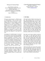 Tài liệu Cách viết một bài báo kỹ thuật (Tài liệu song ngữ Anh-Việt) ppt