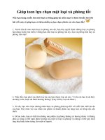 Tài liệu Giúp teen lựa chọn một loại xà phòng tốt pptx