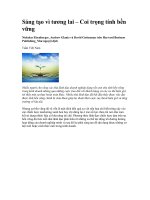 Tài liệu Sáng tạo vì tương lai – Coi trọng tính bền vững ppt