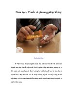 Tài liệu Nam học - Thuốc và phương pháp hỗ trợ docx