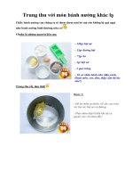 Tài liệu Trung thu với món bánh nướng khác lạ docx