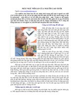 Tài liệu MẤT NGỦ NỖI LO CỦA NGƯỜI CAO TUỔI ppt