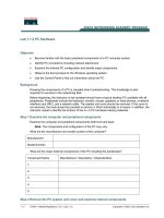 Tài liệu Lab 1.1.2 PC Hardware doc