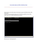 Tài liệu Cách cài đặt windowns từ DOS với đĩa Hiren''''s Boot doc