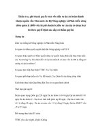 Tài liệu Thẩm tra, phê duyệt quyết toán vốn đầu tư dự án hoàn thành thuộc nguồn vốn Nhà nước do Bộ Nông nghiệp và Phát triển nông thôn quản lý (Đối với chi phí chuẩn bị đầu tư của dự án được huỷ bỏ theo quyết định của cấp có thẩm quyền) ppt