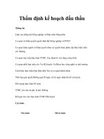 Tài liệu Thẩm định kế hoạch đấu thầu pptx