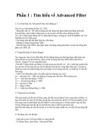 Tài liệu Excel- Tìm hiểu về Advanced Filter ppt